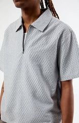 Pacsun Nomad Gray Quarter Zip Shirt