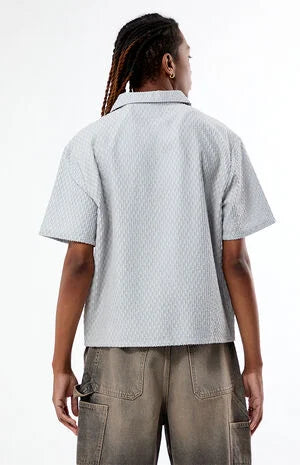 Pacsun Nomad Gray Quarter Zip Shirt