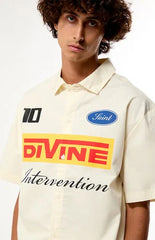 Pacsun Divine Intervention Button-Down Work Shirt