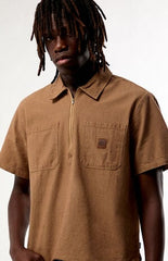 Brixton Brakeman Quater Zip Shirt