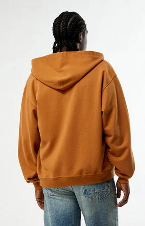 UPRISERS Brown Camo Full Zip Hoodie