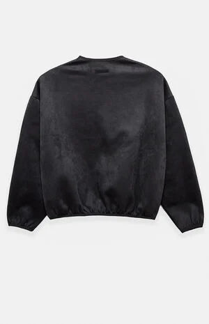 Fear of God ESSENTIALS Vintage Black Modern Crew Neck Sweatshirt