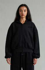 Fear of God ESSENTIALS Women's Vintage Black Track Jacket