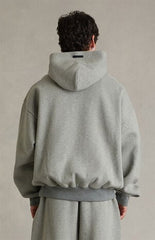 Fear of God ESSENTIALS Concrete Heather Signature Classic Hoodie