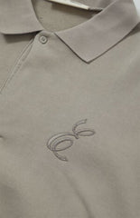 Fear of God ESSENTIALS Smoke Grey Classic Polo Sweatshirt