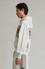 Fear of God ESSENTIALS Vanilla Paneled Cropped Relaxed Hoodie