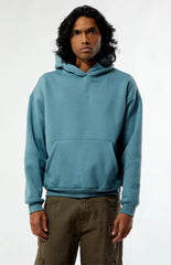 Pacsun Blue Solid Pullover Hoodie