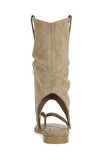 AZALEA WANG Women's Barrera Convertible Western Sandals