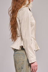 AZALEA WANG Ally Bone Moto Jacket