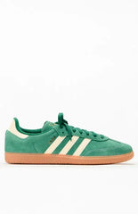 adidas White & Green Samba OG Shoes