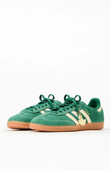 adidas White & Green Samba OG Shoes