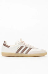 adidas White & Brown Samba OG Shoes