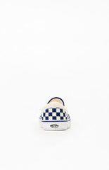 Vans Blue & White Checkerboard Classic Slip-On Shoes