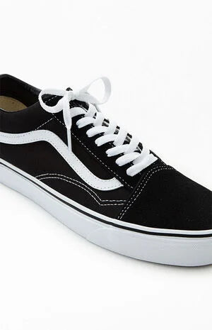 Vans Canvas Old Skool Black & White Shoes