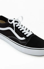 Vans Canvas Old Skool Black & White Shoes