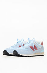 New Balance Burgundy 574 Shoes