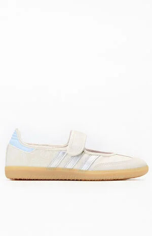 adidas Women’s Silver Floral Samba Jane Sneakers