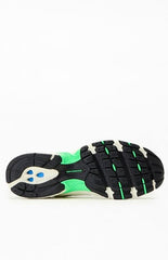New Balance White & Green 530 Sneakers