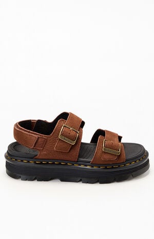 Dr Martens Women's Zebzag Suede Platform Sandals