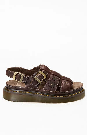 Dr Martens Women's Wrenile Open Toe Fisherman Platform Sandals