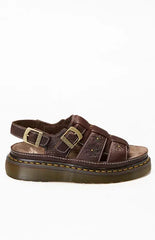 Dr Martens Women's Wrenile Open Toe Fisherman Platform Sandals