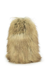 AZALEA WANG Jaeke Faux Foxfur Wedge Slippers