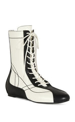 AZALEA WANG Women's Passer Black Boxing Boots