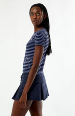 Your Favorite Sweet Sunset Striped Skimmer T-Shirt