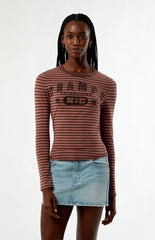 Your Favorite Champs Striped Long Sleeve T-Shirt