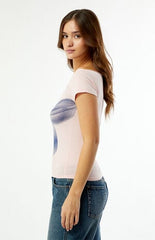 Pacsun AOP Lily Off-The-Shoulder Top