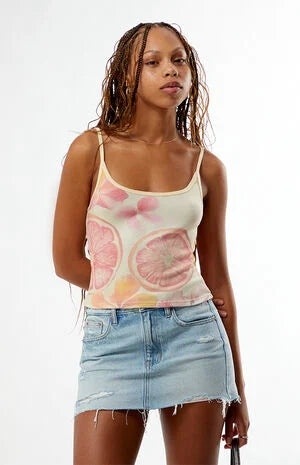 PS / LA AOP Fruit & Floral Tank Top