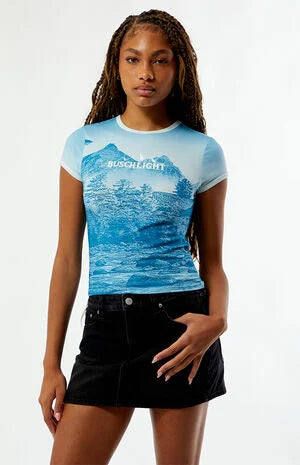 BUSCH LIGHT Mountain View Skimmer T-Shirt