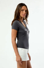 Pacsun Pacific Sunwear Henley Short Sleeve T-Shirt