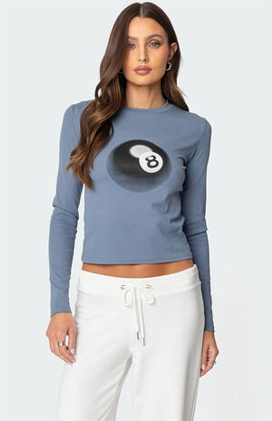 Edikted Magic 8 Long Sleeve T-Shirt