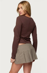 Edikted Starlett Long Sleeve T-Shirt