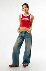 WILD COLLECTIVE x Pacsun University of Oklahoma Sooners Cropped Tank Top