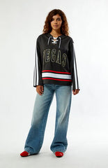 WILD COLLECTIVE x NHL Las Vegas Golden Knights Long Sleeve Hockey Jersey