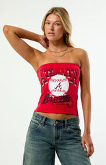 WILD COLLECTIVE x MLB Atlanta Braves Tube Top