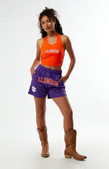 HYPE & VICE Clemson Tigers Tailgate Halter Top