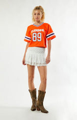 HYPE & VICE Clemson Tigers Cropped Football Jersey