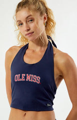 HYPE & VICE Mississippi Ole Miss Tailgate Halter Top