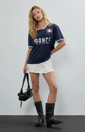 HYPE & VICE France Short Sleeve Soccer Jersey