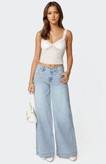 Edikted Posey Sheer Tank Top