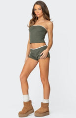 Edikted Georgina Waffle Tube Top