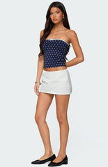 Edikted Built in Bra Polka Dot Top