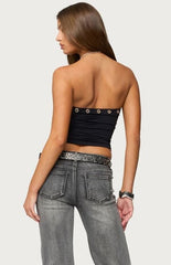 Edikted Dahna Grommet Tube Top