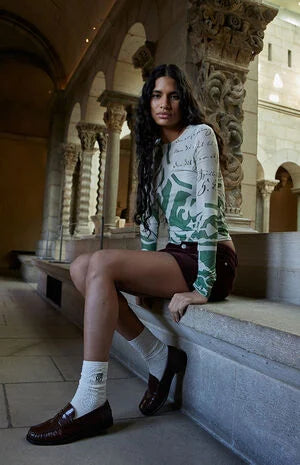 The Met x Pacsun Fairytale Mesh Long Sleeve Top