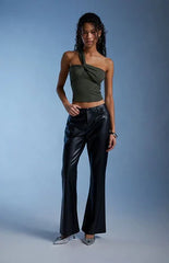 Third Charm Alisha Sparkle Asymmetrical Tank Top
