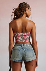 Third Charm Jensen Printed Bandana Top