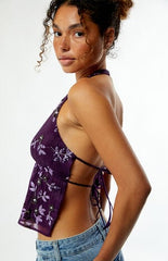 Your Favorite Nellie Beaded Halter Tank Top